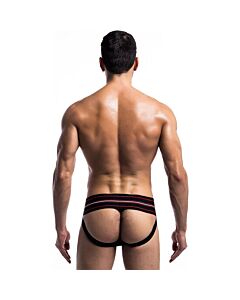 Fetiche clássico jockstrap largo - preto - Sex Shop