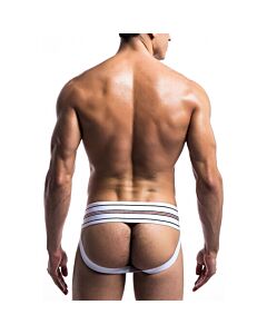 Fetiche clássico jockstrap largo - branco