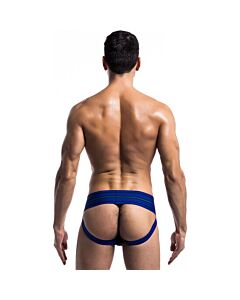 Fetiche clássico jockstrap largo azul - Sex Shop