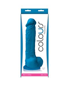 Cores Azul 8 polegadas dildo prazer