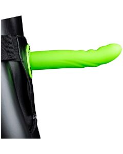 Ouch-Strap-On Curvado Texturizado - Brilha no Escuro