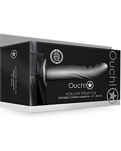 Ouch-Strap-On Curvo Texturizado 8''/20 cm Metalizado
Dorso-Strap-On Curvo Texturizado 8''/20 cm Metalizado
