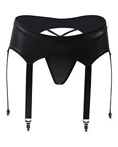 Cuecas 3XL em preto com ligas