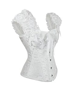 Corset anjos branco - Tamanho S a 5XL
