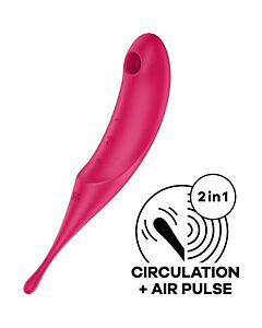 Satisfyer Twirling Pro - Vibrador Híbrido de Ar Pulso e Vibração