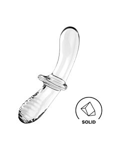 Satisfyer Double Crystal - Estimulador de Vidro de Borossilicato