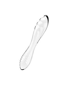 Satisfyer Dazzling Crystal 1 - Vibrador de Vidro de Borosilicato Sólido - Transparente