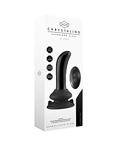 Escolho - Vibrador de Cristal Preto - 10 Velocidades