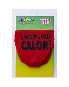Tanga vermelha pequena, que calor! - Sex shop - Presente divertido de Natal