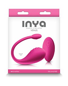 "Inya Venus Vibrador - Rosa | Prazer Remoto e Recarregável"