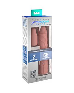 Pipedream - Manga de 8 polegadas + ficha de 2 polegadas - Extensão de Pênis
