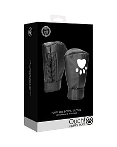 Ai! Puppy Play - Luvas de Boxe de Neoprene - Preto