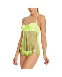 Conjunto Sexy Amarelo com Aros - XS/S/M