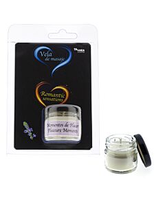 Vela de massagem com fragrância exótica de verbena