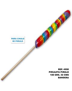 Pirulito arco-íris LGBT 100 g. 32 cm (Bonito, bonito o meu pirulito)