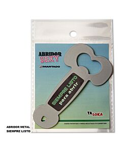 Abridor metálico magnético em forma de pênis - modelo 2 | Sex Shop