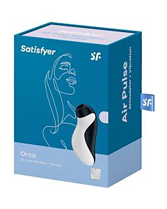 Satisfyer Orca Estimulador de Clitóris - Estimulador de Sucção Satisfyer com Vibração; Características: 11 Funções de Pressão, 12 Programas de Vibração, Design Especial