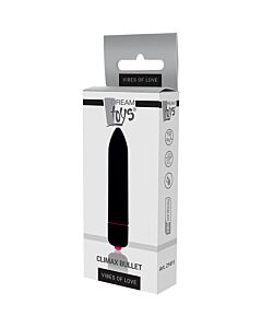 Vibes of Love 10-Velocidade Clímax Bullet Preto - Vibrador de Bala de Bolso com 10 Funções