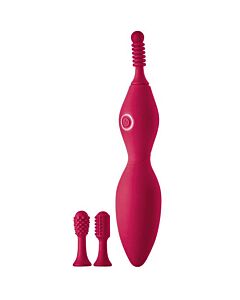 VIBRADOR DE PONTA COM PONTA BRILHANTE VERONA - Vibrador de ponta com 10 frequências