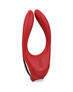 Vibrador para Casais Eros Red Revolution - 12 Modos - Controlo Remoto