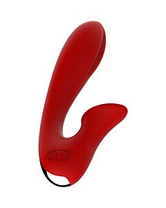 Revolution Iris Vermelho - Vibrador Duo com Estimulador de Clitóris