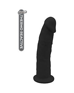 Dildo Real Love 6 polegadas Preto - Dildo de Silicone Premium com Eixo de Dupla Densidade