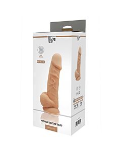 Dildo Real Love 8,5 Polegadas Bege - Dildo de Silicone Premium com Propriedades Termorreativas