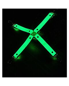 Radiant Hog Tie Glow in the Dark Green - Ataduras Brilhantes