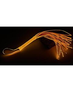 Chicote Radiante Brilhante Laranja - Flogger que Brilha no Escuro