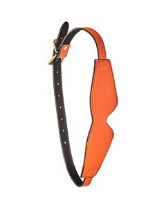 Máscara radiante brilhante laranja