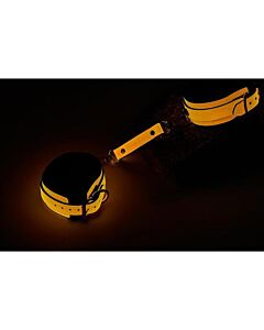 Brilhante Algema de Tornozelo Radiante Laranja