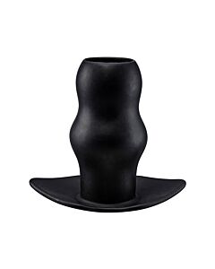 Menzstuff Open Wide Tunnel Plug - Plug anal de silicone preto