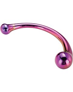 Dildo de Vidro Curvo Glamour Glass - Varinha de Estimulação do Ponto G