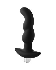 Fantástico Plug Anal Vibratório - Plug Anal Vibratório em Silicone Preto