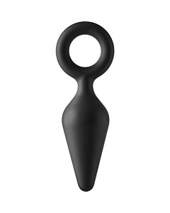 Fantasstic Anel Plug Grande - Plug Anal de Silicone Preto