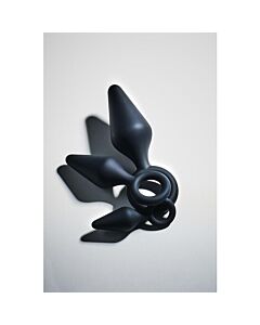 Fantástico Kit de Treinamento Anal com Anéis e Plugues