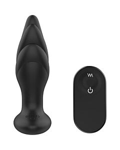 Plug Anal Vibrante e Rotativo Dark Desires Angelina - Estimulação Anal Vibração e Rotação