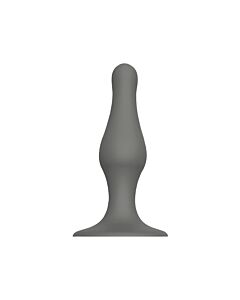 Tentador Amor Plug Cinza com Ventosa 10,3 cm