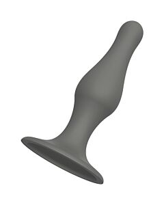 Tentador Amor Plug Cinza com Ventosa 10,3 cm