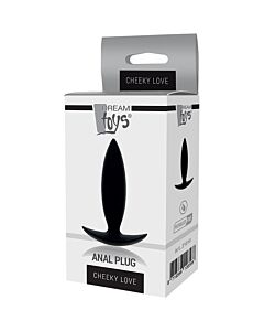 Plug Anal Cheeky Love Xtra Pequeno Preto - Silicone de Grau Médico