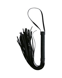 Chicote Flamejante Croco Preto Chicote 24cm - Sex Shop - Preto