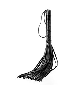 Chicote Flamejante Croco Preto Chicote 24cm - Sex Shop - Preto
