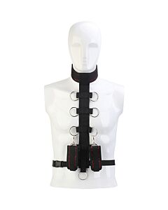 Blaze Deluxe Coleira Restritiva de Corpo BDSM Sexo Fetiche Produtos Eróticos
