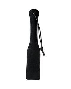 Blaze Paddle Preto Efeito Couro BDSM - Neoprene / PU - 32 x 6 cm
