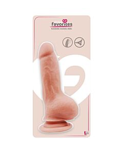 Dreamtoys Dildo Flexível Flesh 18cm - Consolo Flexível Realista