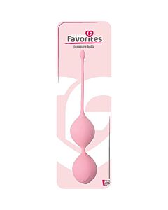 FAVORITOS DE TODOS OS TEMPOS Bolas de Prazer 29mm - Rosa