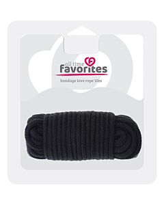 Favoritos de todos os tempos Corda do Amor 10M Preto