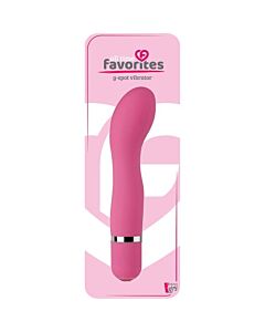 Favoritos de Todos os Tempos Vibrador Ponto G Rosa