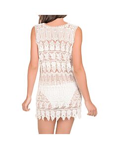 Saia de Pareo Branca 65% Algodão 35% Poliéster