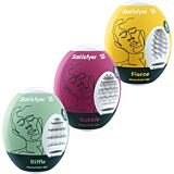 Ovos masturbadores SATISFYER EGGS Riffle, Bubble & Fierce